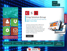 Tablet Screenshot of crispsoftware.in